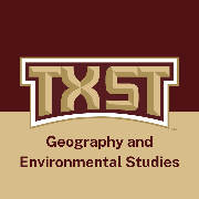 Department of Geography and Environmental Studies, Texas State University Logo